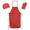 Chiefs 3PC Set - Apron;  Mitt;  Hat