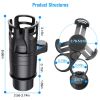 4 In 1 Car Cup Holder Expander Adapter Multifunctional Water Cup Mount Stand 360Â° Rotating Drink Bottle Organizer with Adjustable Base