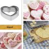 12 Set Kids' Fruit Vegetables Slicing Stainless Steel Cute Biscuit Mould Cookie Cutter Set Kitchen Cooking Tools