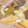 2pcs Corn Peeler Corn Planer Thresher Stainless Steel Corn Peeler For Corn On The Cob Corn Kernel Remover Tool Magic Corn Stripper Tool Corn Cutter Co