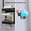 Magnetic Spice Rack for Refrigerator; Strong Magnetic Fridge Shelf; Durable Fridge Spice Rack; Multi Use Magnet Shelf for Fridge; Magnetic Fridge Orga