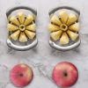 8-Blade Apple Corer Tool And Slicer;  Stainless Steel Ultra-Sharp Fruit Slicer For Pears;  Dragon Fruit