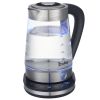 ZOKOP HD-2005D 110V 1500W 2.5L Blue Glass Electric Kettle with Filter