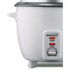 Brentwood 5 Cup Rice Cooker with Steamer in White TS-600S