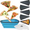 1pc Dishwasher Safe Reusable Pizza Storage Container; Pizza Container; Microwavable Pizza Slice Container