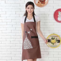 Manufacturer's apron; customized coverlet; cooking; home kitchen; waterproof; oil proof; customized gift; apron; coverlet; logo (colour: Beauty)