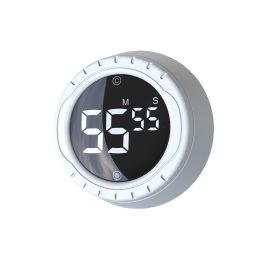 Led Twist Setting Digital Timer (Color: White)