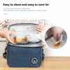 1.5L 40W Electric Heating Lunch Box Food Warmer Stainless Steel Container Portable Food Heat Up for Office Home Car