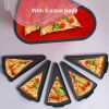 1pc Dishwasher Safe Reusable Pizza Storage Container; Pizza Container; Microwavable Pizza Slice Container